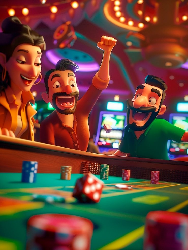 Pengguna bermain Baccarat melalui perangkat mobile dengan interface intuitif
